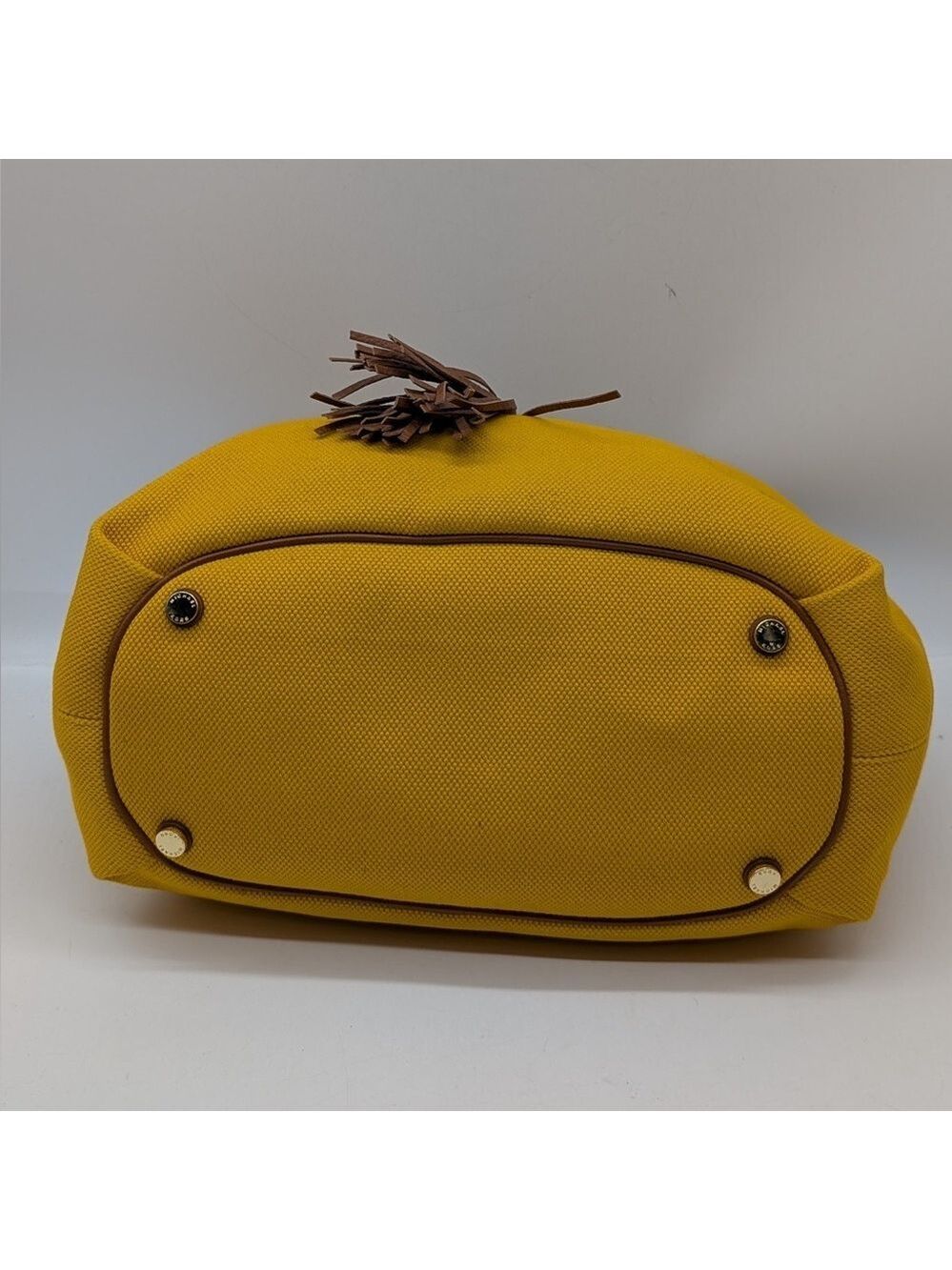 Michael Kors Yellow Marina Large Canvas Drawstring Tote - Picture 8 of 16
